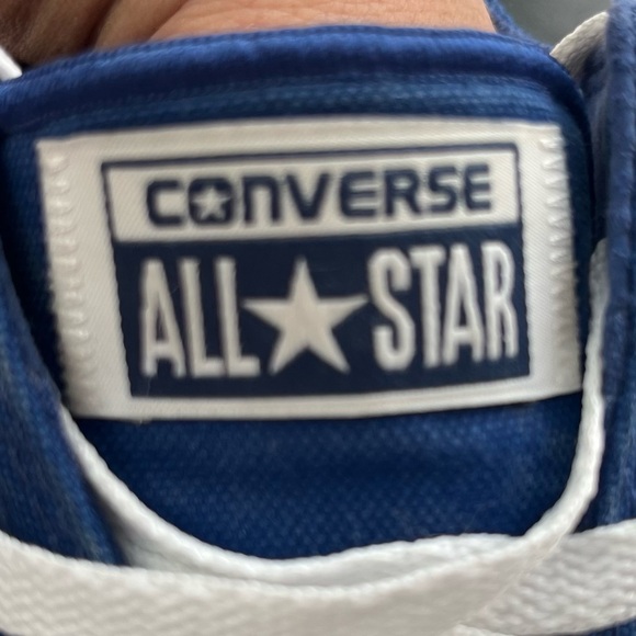Converse Classic Royal Blue Canvas Sneakers Unisex M12 W14 - Picture 10 of 10